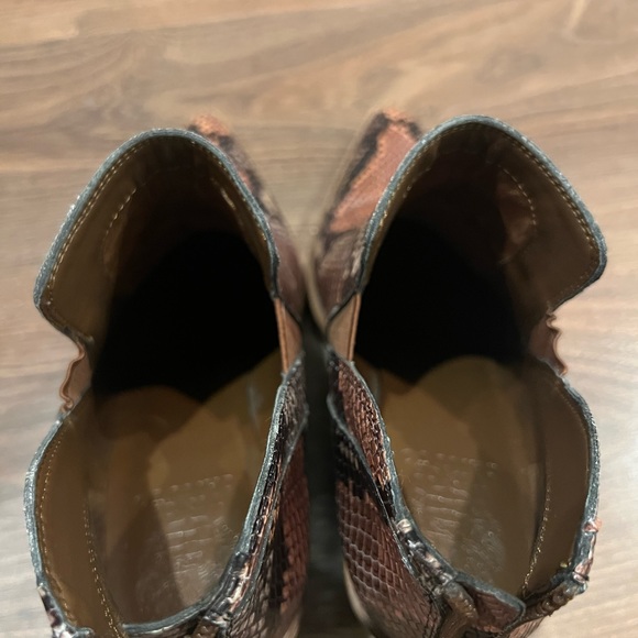 Vince Camuto Snack Skin Print Booties - Picture 3 of 9